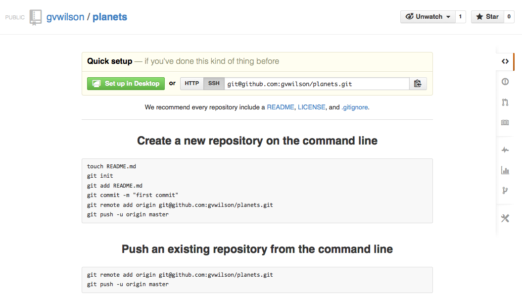 Criando um novo repositório no GitHub (Passo 3)